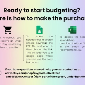 Ultimate Monthly Budget Spreadsheet Google Sheets Excel Template Digital Financial Planner Debt Snowball Sinking Fund Subscription Tracker image 10