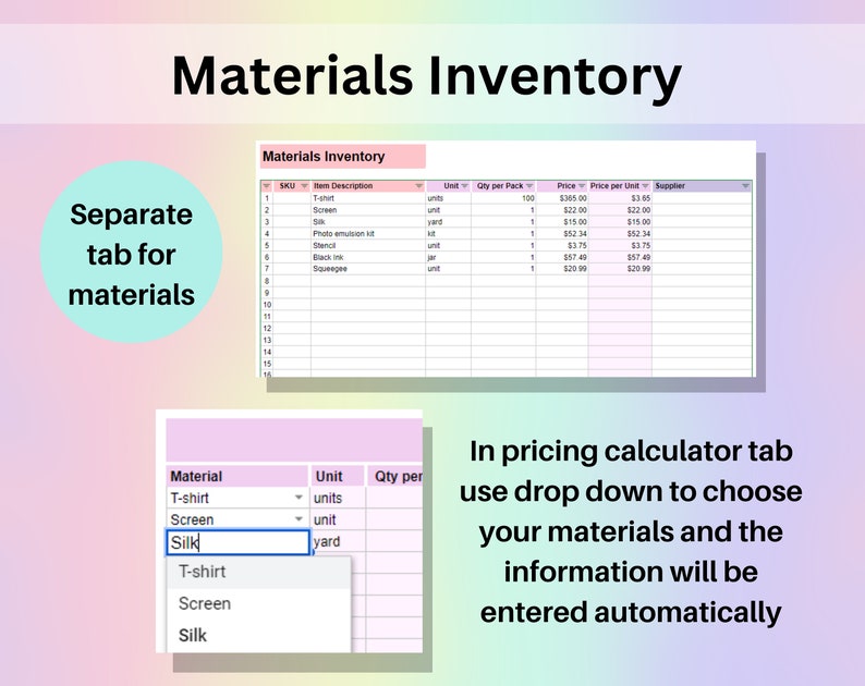 Etsy Fees & Profit Calculator Product Pricing Excel Google Sheets Template Automated Small Business Spreadsheet Single Multiple Item Markup image 6