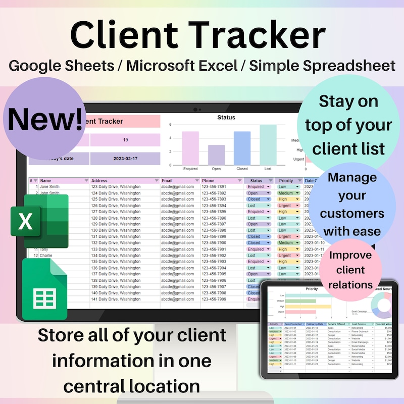 Client Tracker - Etsy
