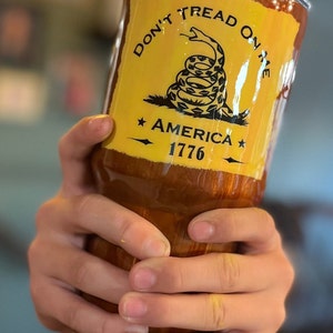 Don&#39;t Tread On Me Epoxy Tumbler