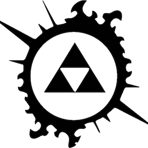 Triforce Symbol PNG | Zelda Clipart | Digital SVG Download for Cricut & Crafts