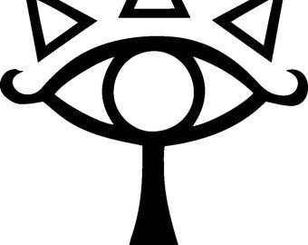 Mystic Eye Crest (SVG/PNG) | Clean Vector Symbol | Vinyl HTV Cut File and Printable Art | Instant Download