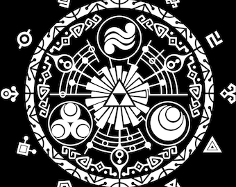 Time-Gate Symbol (SVG + PNG) | Fantasy Crest Cut File | Clean Lines | Instant Download for Cutting Machines