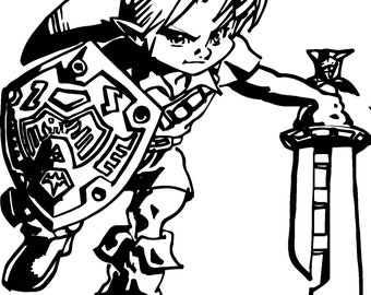 Adventure Hero Tiny PNG | Minimal Silhouette | 300 DPI Transparent Instant Download