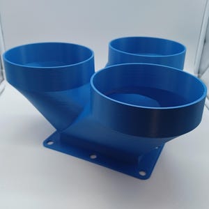 6 inch Dust Collection Adapter Square to 3 Round