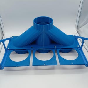 4 inch 3 Way Dust Collection Manifold with Blast Gates  / Splitter / Shutoff Gates / Woodworking