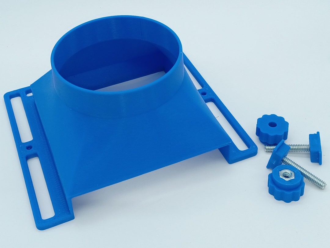 4 Inch Dust Collection Fitting Attachment Chute for Mitre Slot, T ...