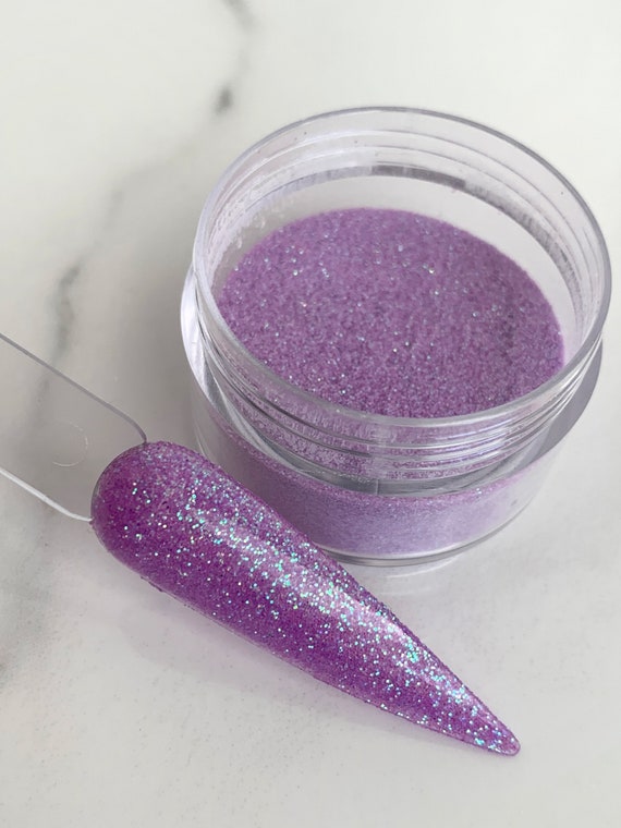 Heliotrope , Pink Purple Fine Glitter Nail Dip Powder, Dip Powder for  Nails, Fine Glitter Dip Powder, Kandedips 