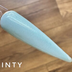 Minty nail dip powder, mint green dip powder, dip powder for nails, acrylic dip powder, dip powder mint green, dip powder, mint green nails
