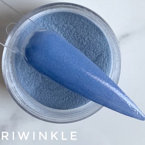 Periwinkle dip powder, acrylic powder periwinkle, periwinkle powder for nails, dip powder for nails periwinkle, dip powder, blue dip powder
