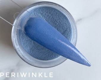 Periwinkle dip powder, acrylic powder periwinkle, periwinkle powder for nails, dip powder for nails periwinkle, dip powder, blue dip powder