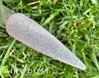 Fairy Dust nail dip powder, light purple dip powder, dip powder purple, glitter dip powder, spring dip powder for nails