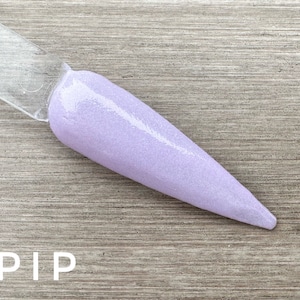 Pip dip powder, light purple dip powder for nails, spring purple dip powder, Kande dips