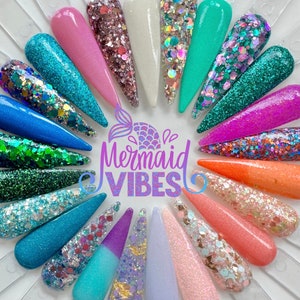 Kandedips Mermaid Vibes dip powder collection