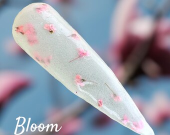 Bloom Milk Bath Dip Powder: Pink Dried Flowers
