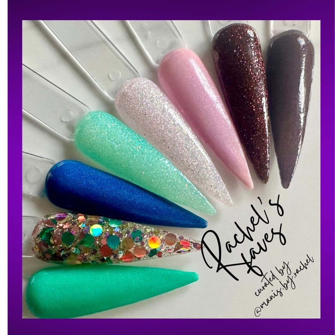 Rachel’s Faves, Dip Powder Duo, Kande Dips Sample Dip Powder Set, 9 ...