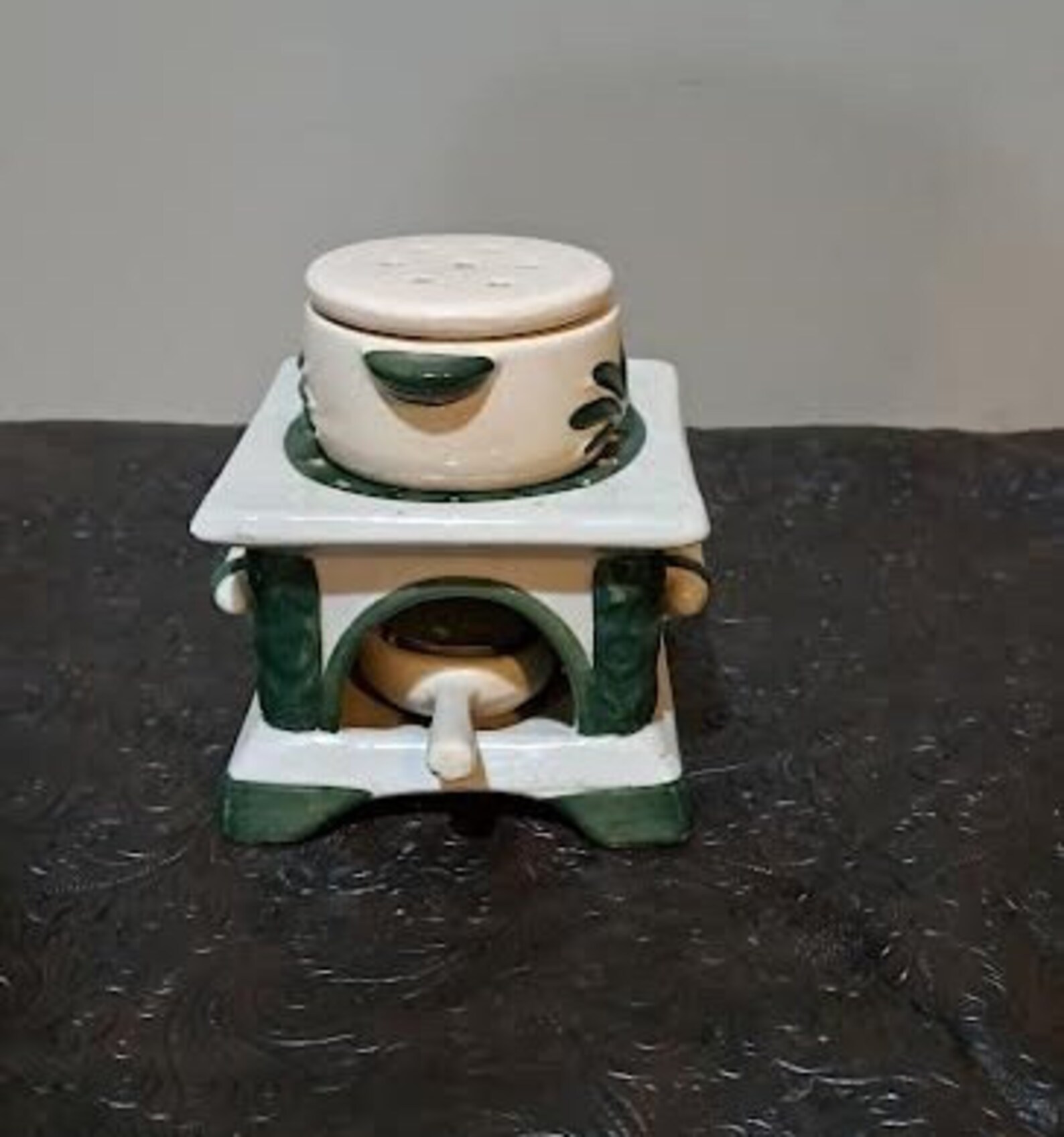 Aromatherapy Essential Oil Wax Burner Candle Holder Burner Vintage