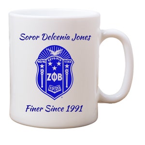 Zeta Phi Beta Finer Since Mug
