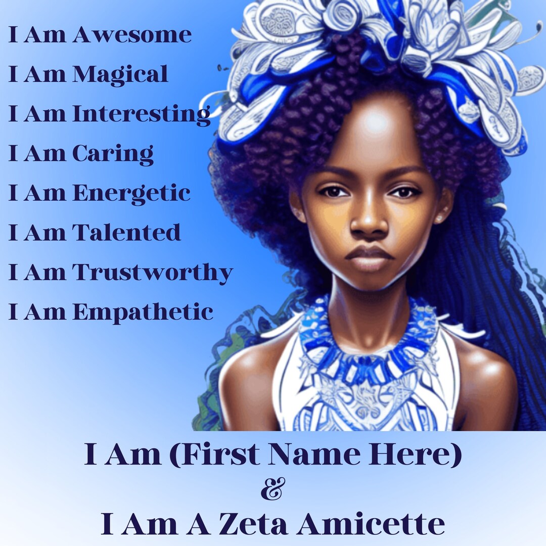 Zeta Phi Beta Amicette Pillow Cover W/ Cushion Insert Etsy