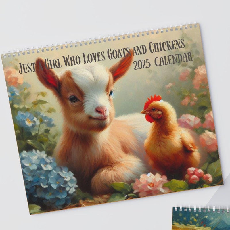 Goat Calendar 2025 Etsy