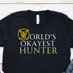 Hunter T Shirt, Shirt for Gamer, Gaming TShirt, Survival Hunter T-Shirt, Beast Mastery Hunter Tee, Marksmanship Hunter Shirt