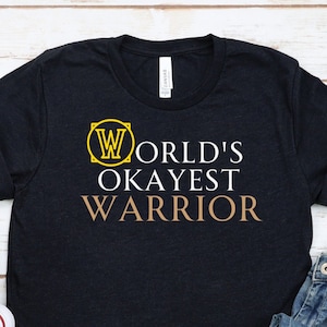 T-shirt krijger, shirt voor gamer, gaming-T-shirt, tankshirt, DPS-krijger, beschermingskrijger, prot-krijger