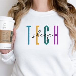 Sleep Tech Gift Idea, Polysomnographic Technologist Sweatshirt, Polysomnographic Pullover, Sleep Lab Sweater, Gift for Sleep Specialist