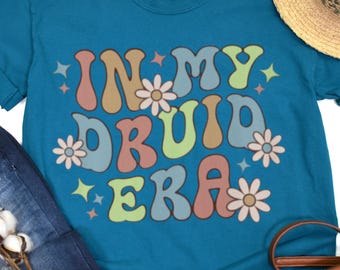 T-shirt de l'ère du druide pour joueur, t-shirt équilibre, chemise sauvage, t-shirt gardien, cadeau Boomkin restauration Resto