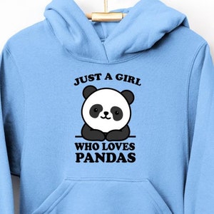 Girls panda sweatshirt online