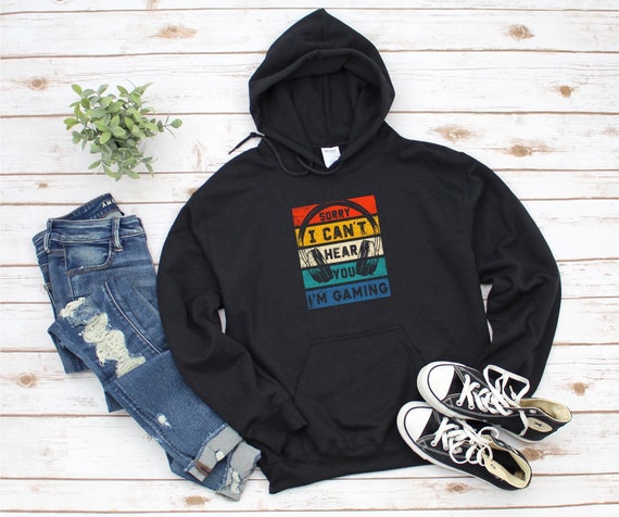 Gamer Hoodie, Video Game Sweatshirt, Gaming Controller in Gamer Hoodie, Video Game Sweatshirt, Gaming Controller in