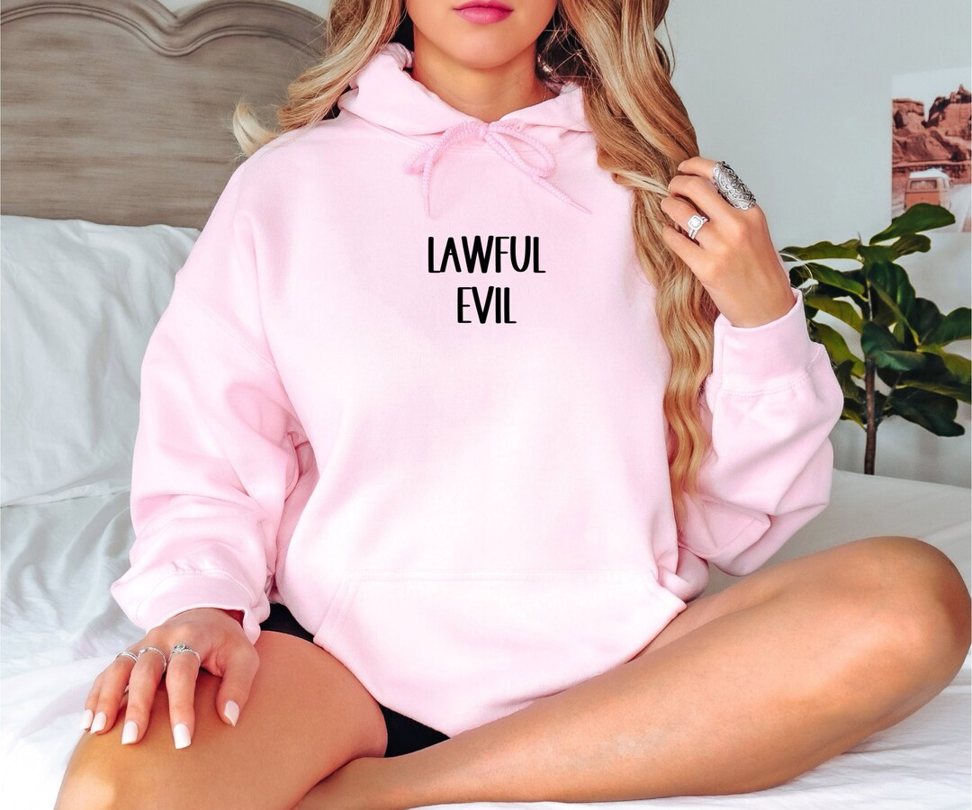 Cartoon Alignment Legale Neutrale hoodie Gaming Gamer Geek Hoodie