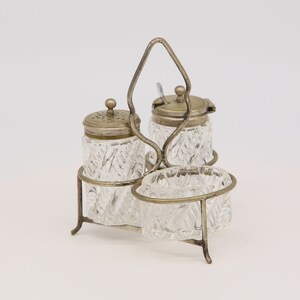 Glass spice set
