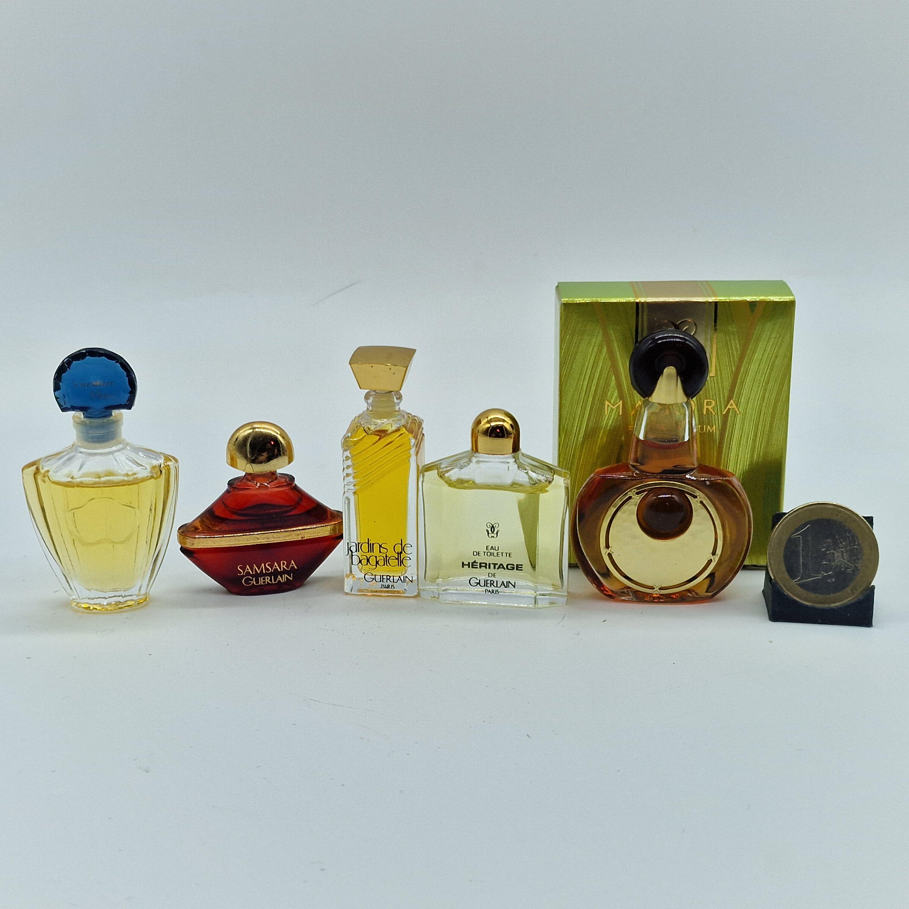 Vintage Miniature Perfume Set, Guerlain Collectible Fragrances
