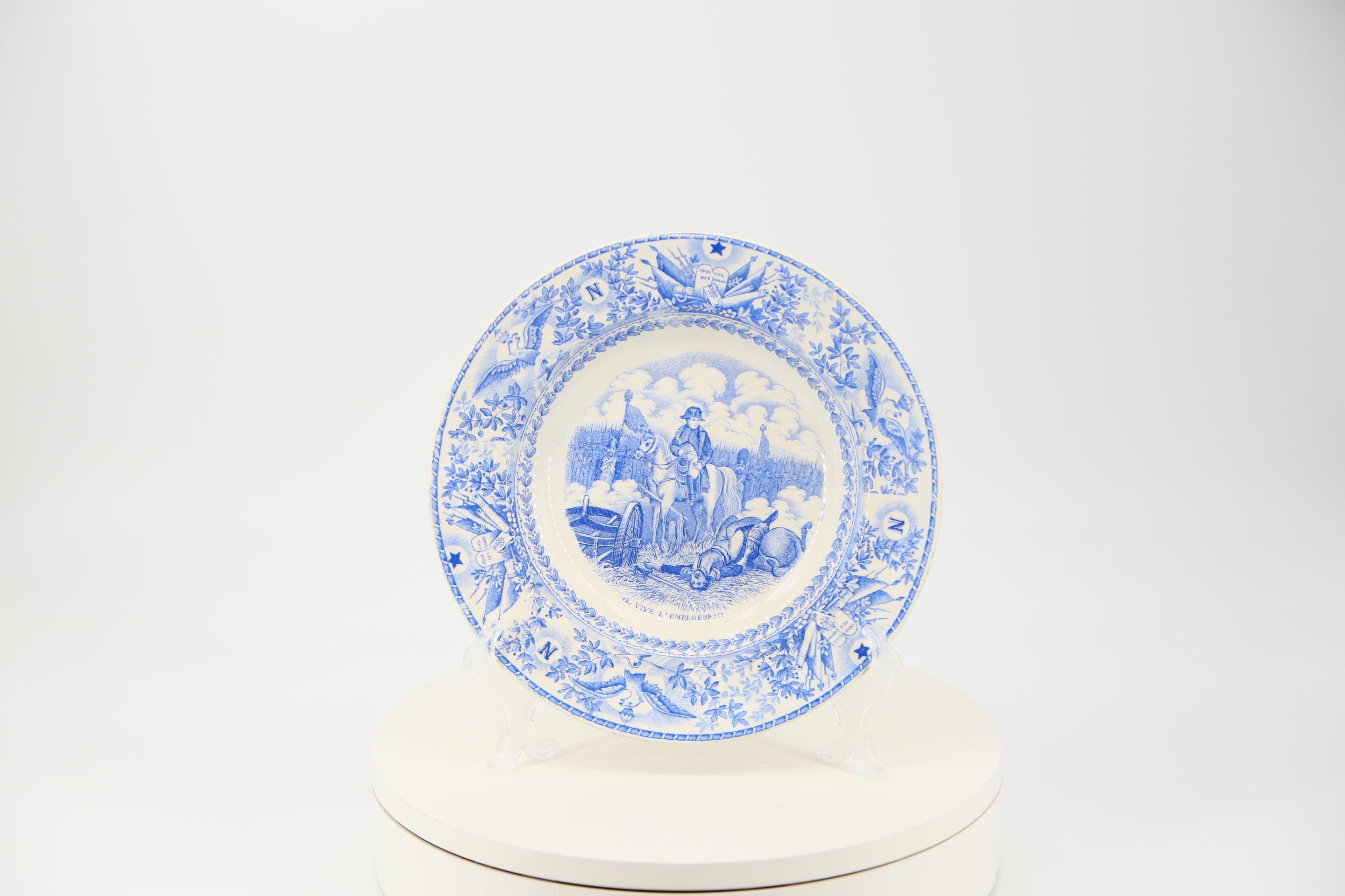 Société Céramique Maastricht のアンティーク プレート「Vive l