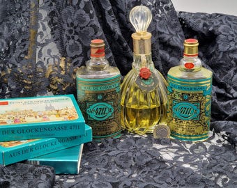 Vintage collection of Eau de Cologne 4711 – sold individually