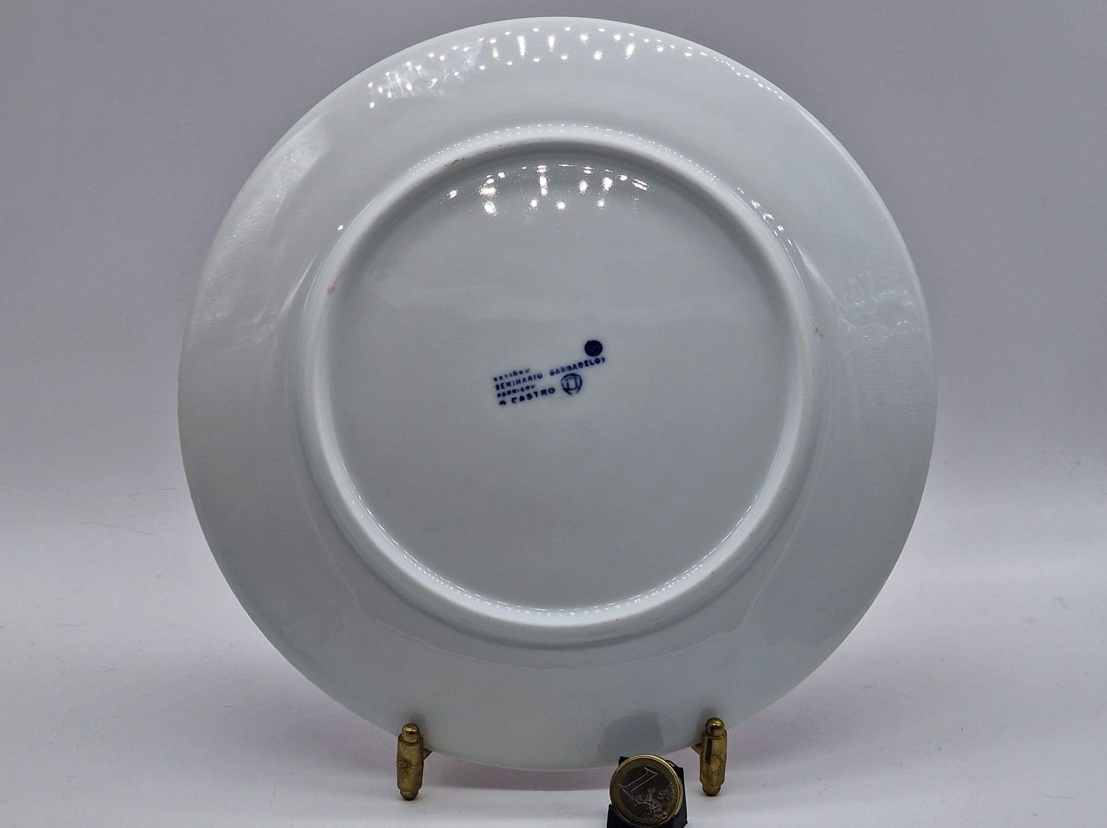 Sargadelos Decorative Plate With Lugo Shield, Galicia – 24 Cm - Etsy