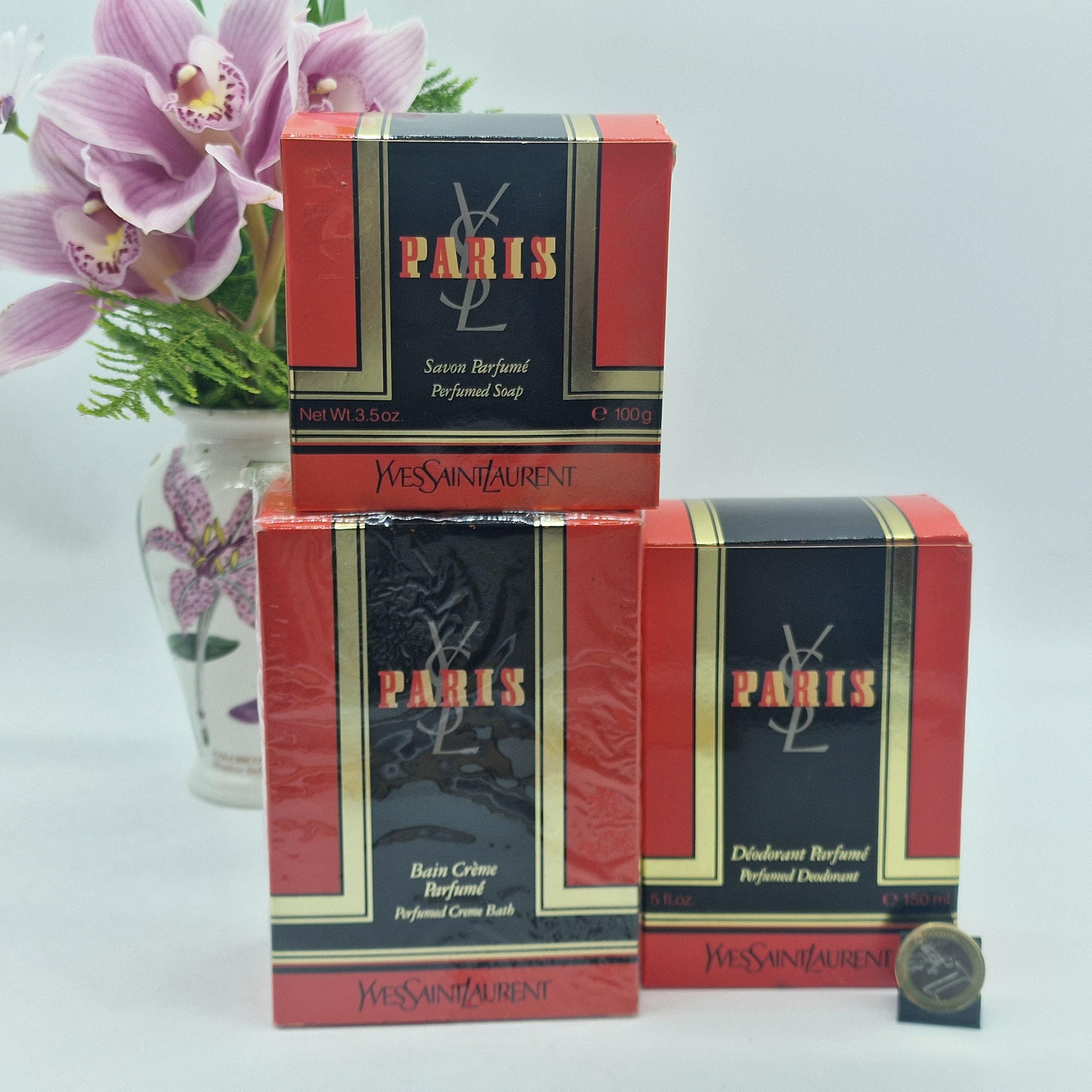 Vintage Yves Saint Laurent Paris Toiletries Set, Perfumed Soap
