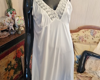 Combinación Vintage Marie Claire Blanca - Talla 5 - Made in Spain - Nueva sin Uso