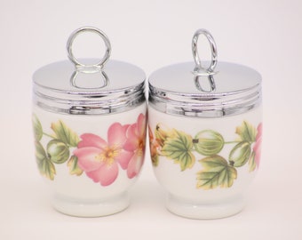 Vintage Royal Worcester Coddlers couple for 1 egg