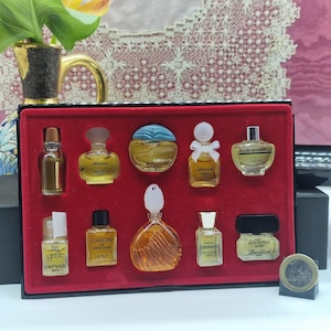 Collezione Vintage "Les Meilleurs Parfums de Paris": Set di 10 Miniature Complete
