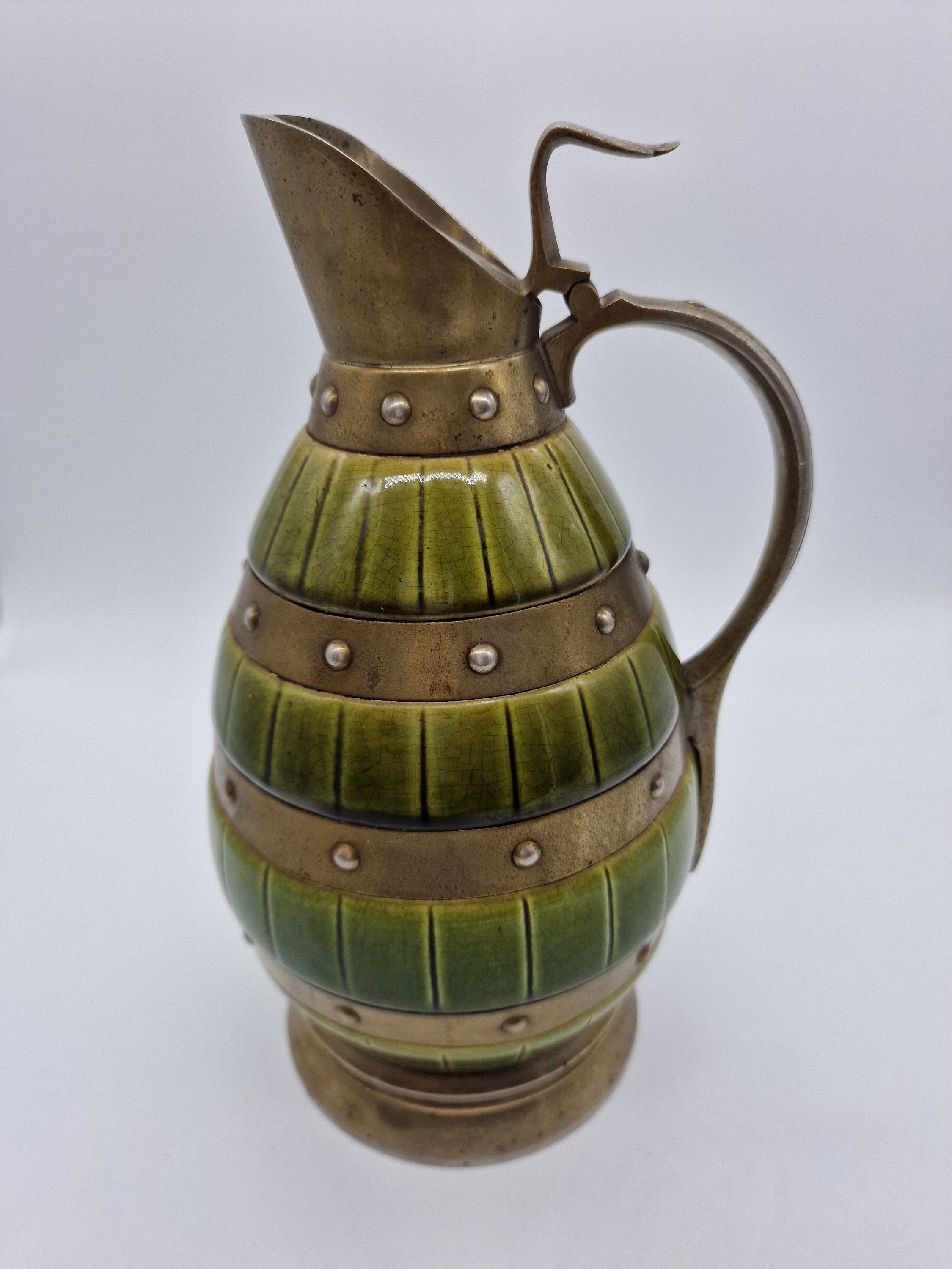 ANCIEN PICHET FLAMME à Vin Bistrot Carafe 1/2 Hauteur 15 Cm EUR 13,00