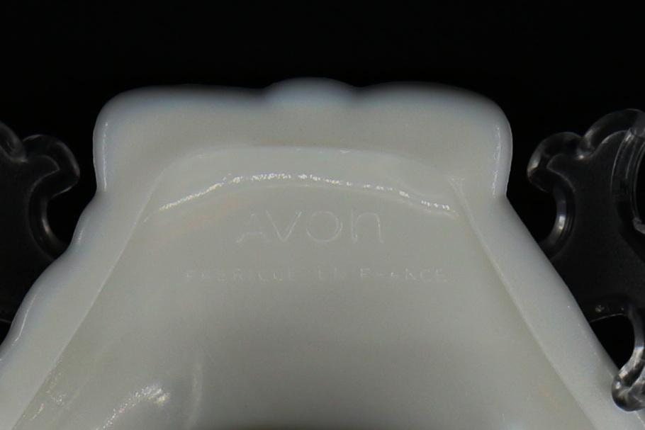 ヴィンテージ AVON ミルクグラス ハンド 手 ソープディッシュ 石鹸置き ヴィンテージ エイボン ミルクガラス 石鹸置き - 手の形 - フランス製