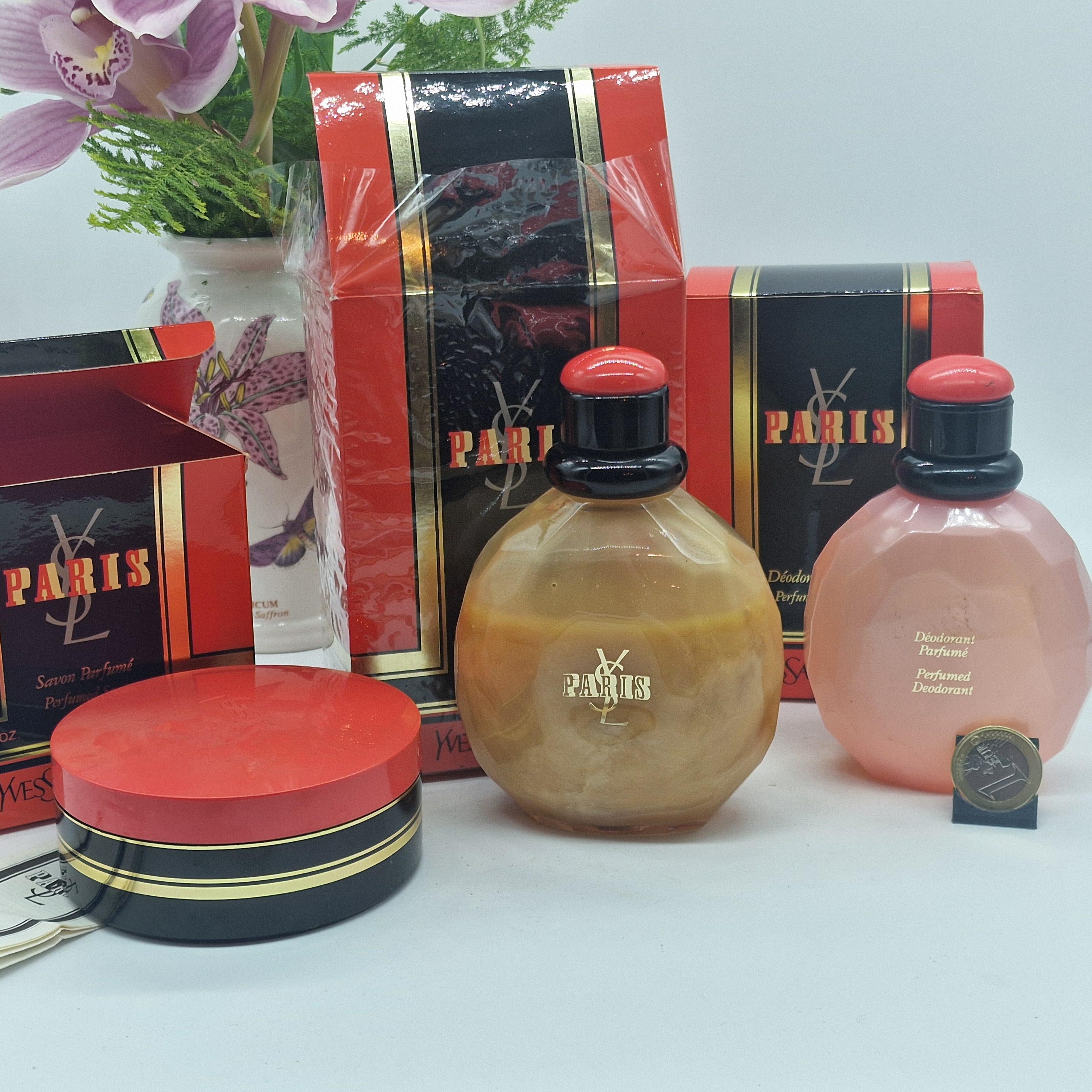 Vintage Yves Saint Laurent Paris Toiletries Set, Perfumed Soap
