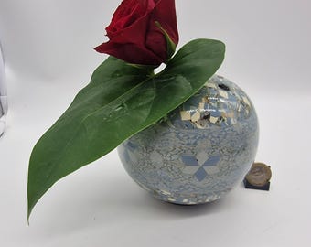 Ceramic Vase - Jean Gerbino for Vallauris - Tiger Mosaic - RARE - Etsy