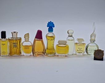 Miniature Parfum Vintage de Collection, Givenchy Amarige, Jean Louis Scherrer, Lucien Lelong Indiscret, Eau de Toilette Retro 1930-1990