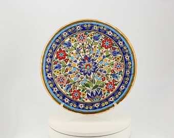 Plato decorativo Cerámica Marquez S.A. años 70 - Pintado a mano, España
