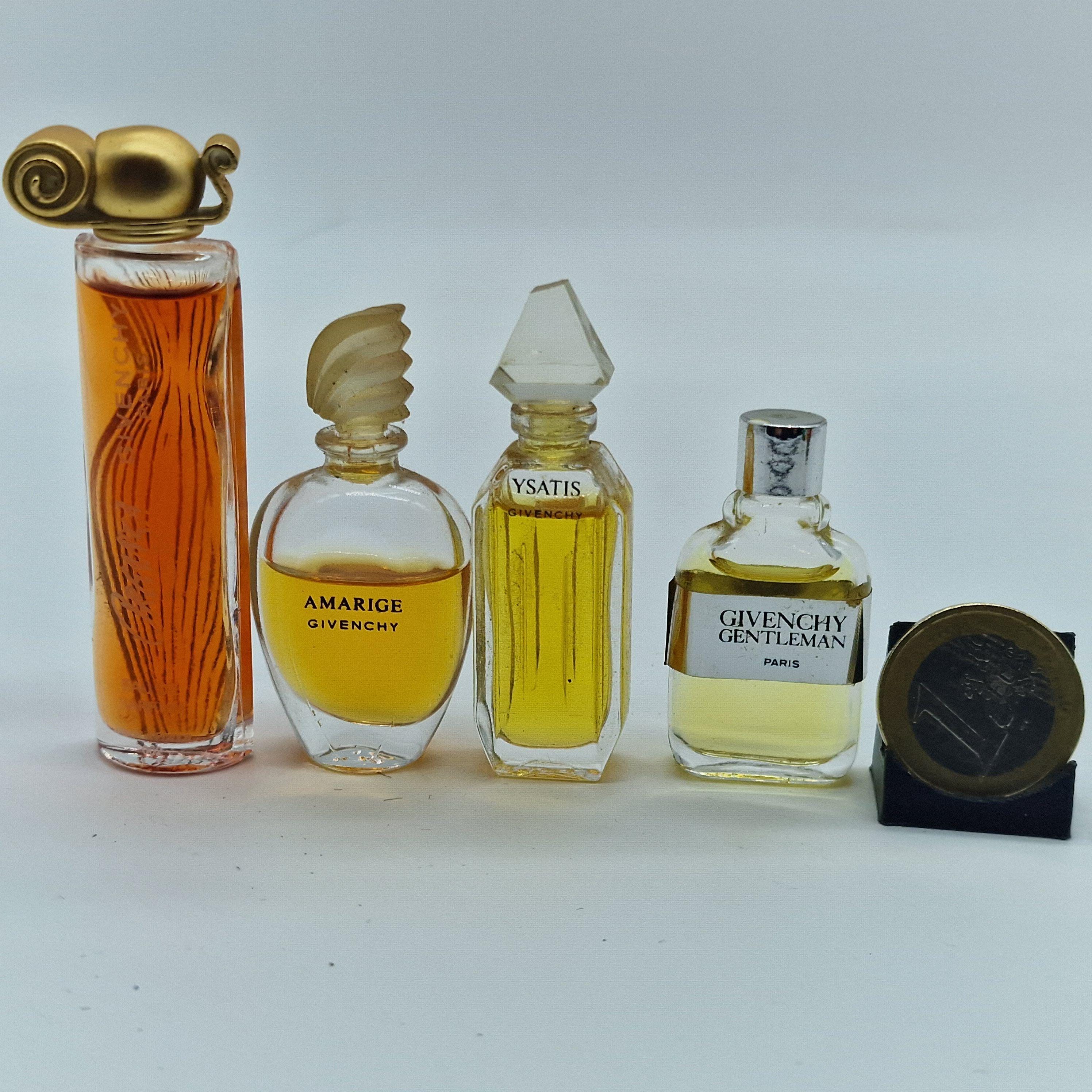 Set of 4 Givenchy Perfume Miniatures - Amarige, Ysatis, Organza