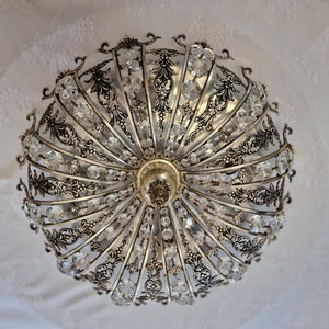 Crystal chandelier light fixture pendant chandelier with 4 lights