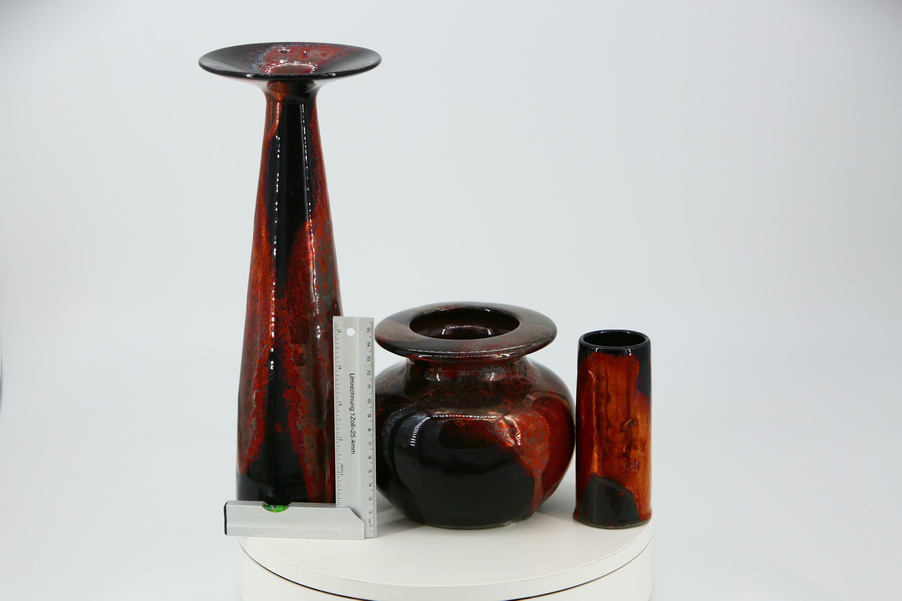 【otto keramik】 16cm (WGP 西ドイツ 花瓶 ヴィンテージ) otto keramik】 16cm (WGP 西ドイツ 花瓶 ヴィンテージ) otto keramik