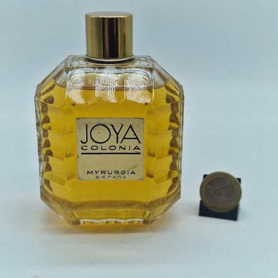 Vintage Cologne Perfume Myrurgia Joya, 200ml 6.7oz Faceted Glass